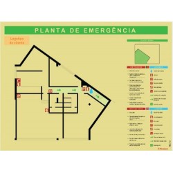 Planta de emergência de...